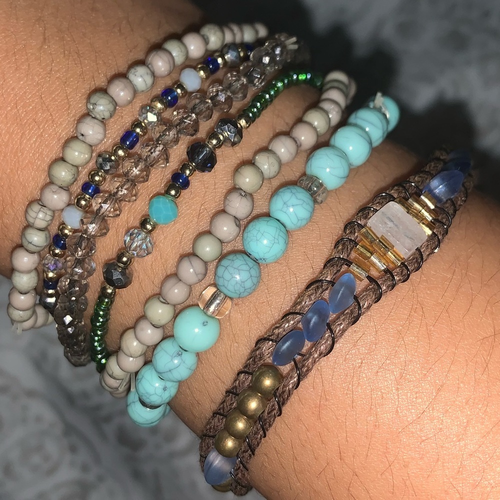 Beaded Bracelets Set